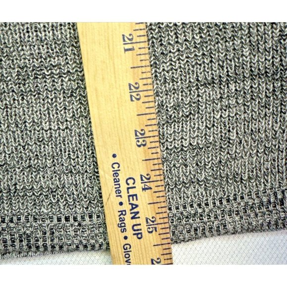 Free People Womens Oversize Knit Sweater Small Black Gray Linen Blend - Picture 5 of 12